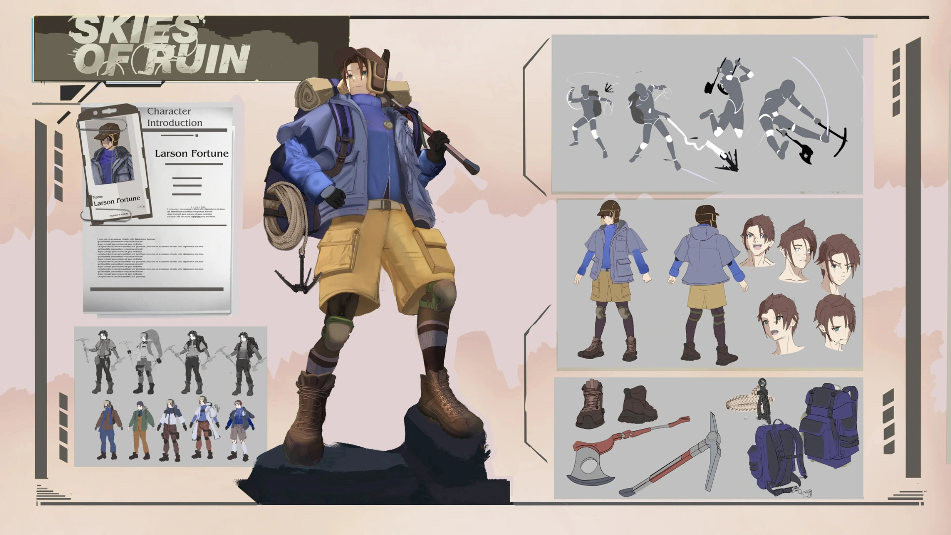 Character Concept by 3dsense student, Alexander Niles