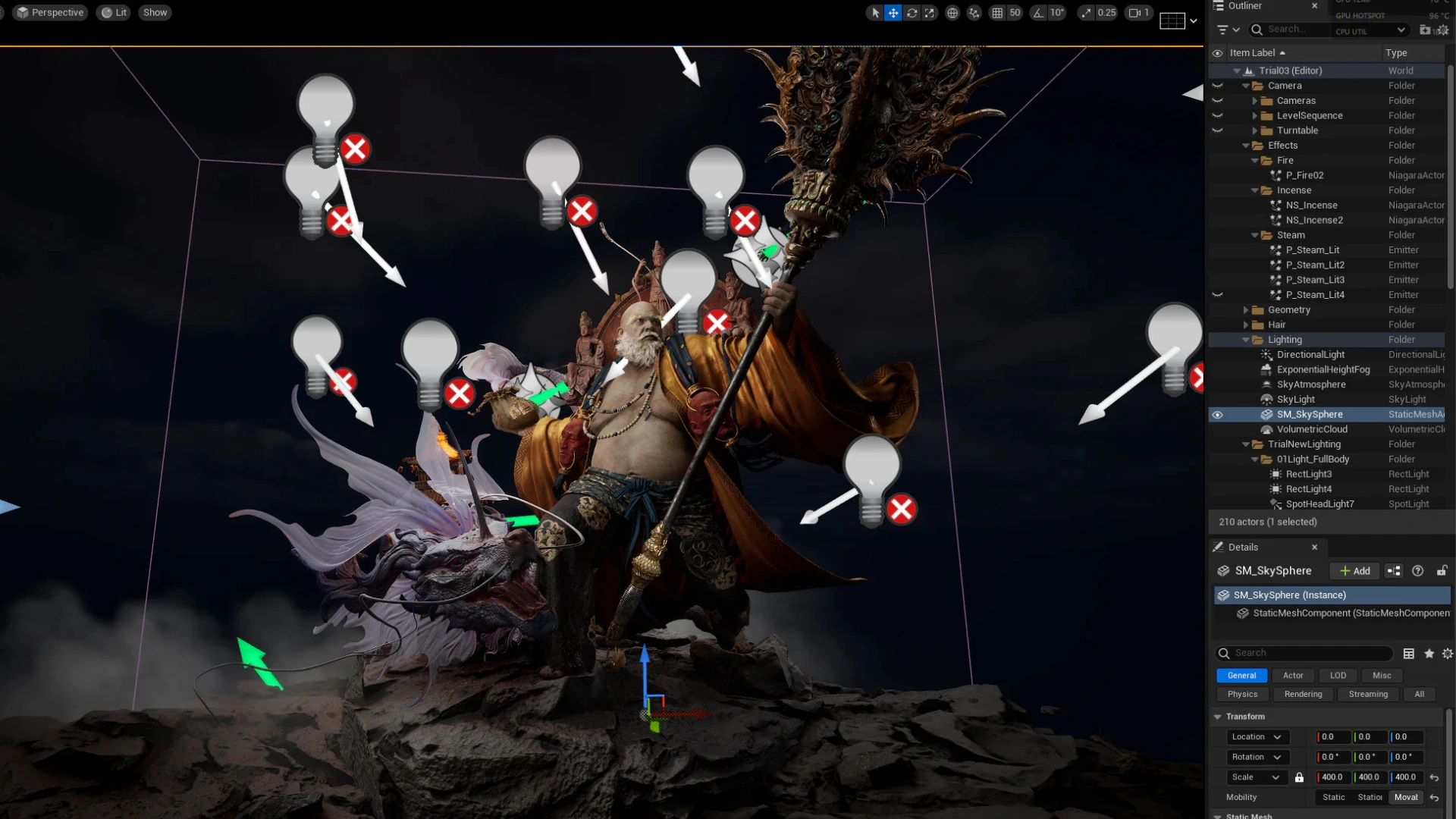 Character Lookdev lighting and rendering by 3dsense student, Violet Goh