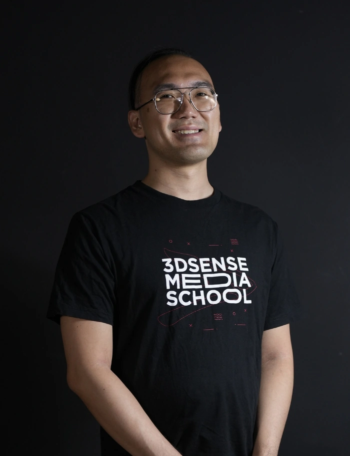 Portrait of Jonathan Hwang, Mentor of 3dsense Media School.