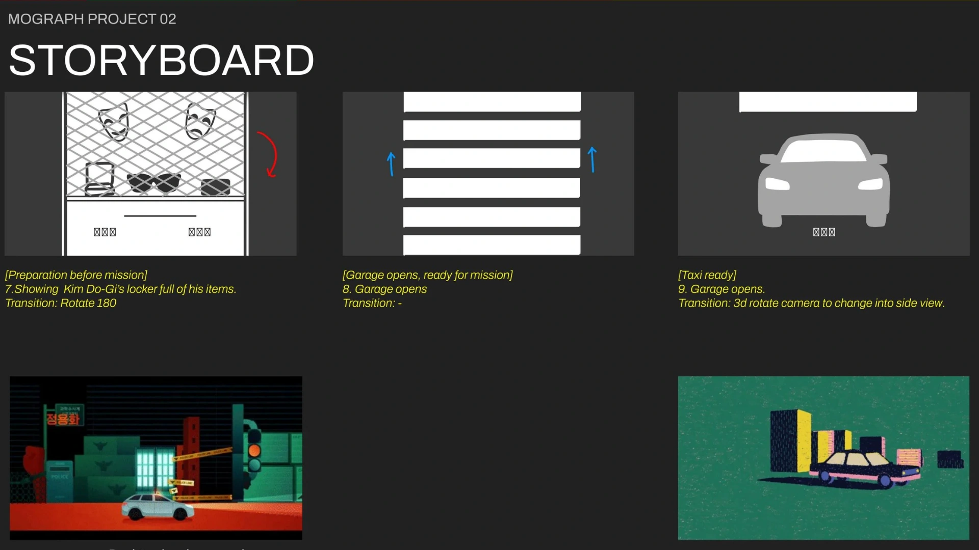 Storyboard by Natasha Wisheilla
