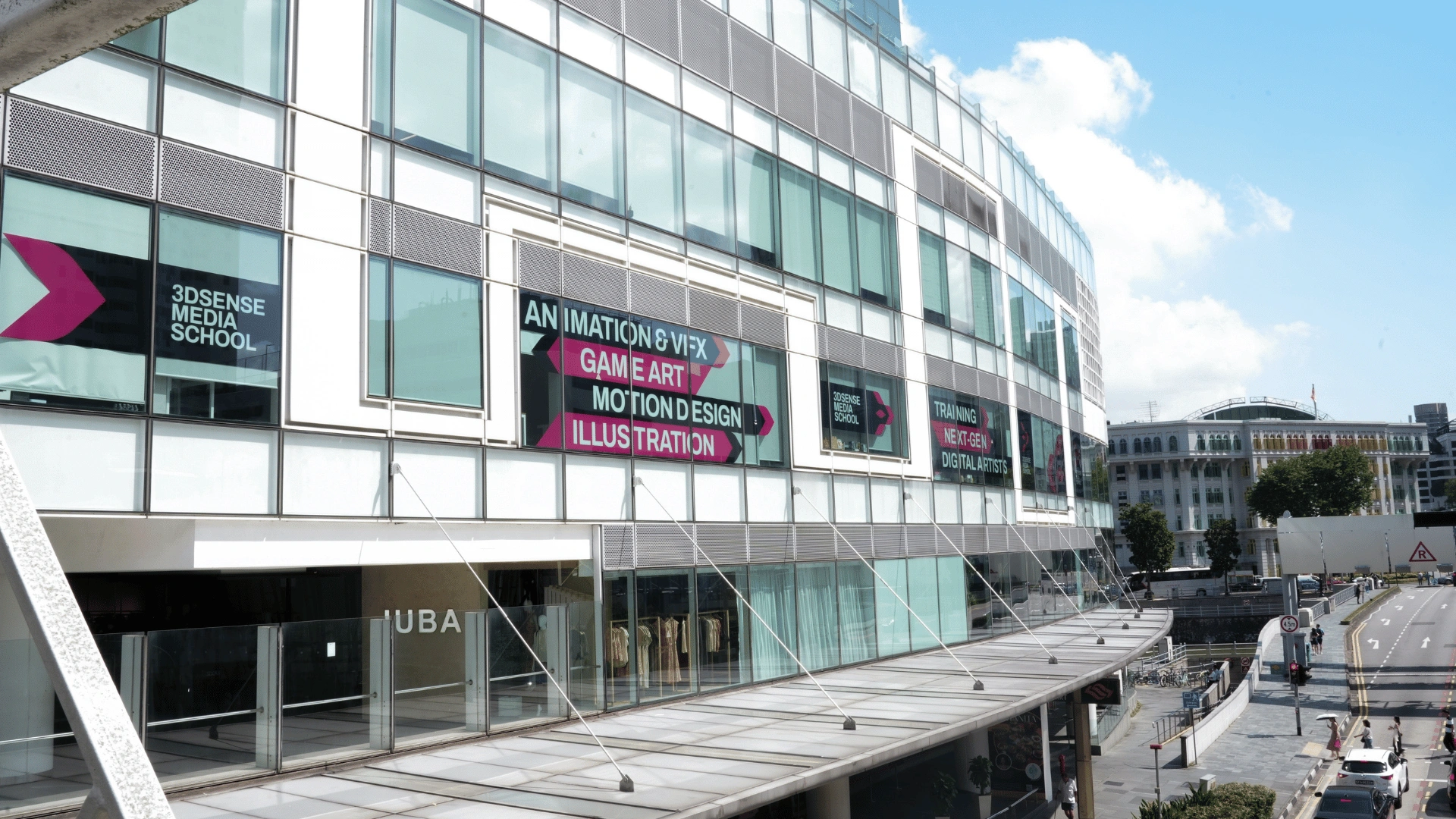 3dsense Media School campus at Clarke Quay