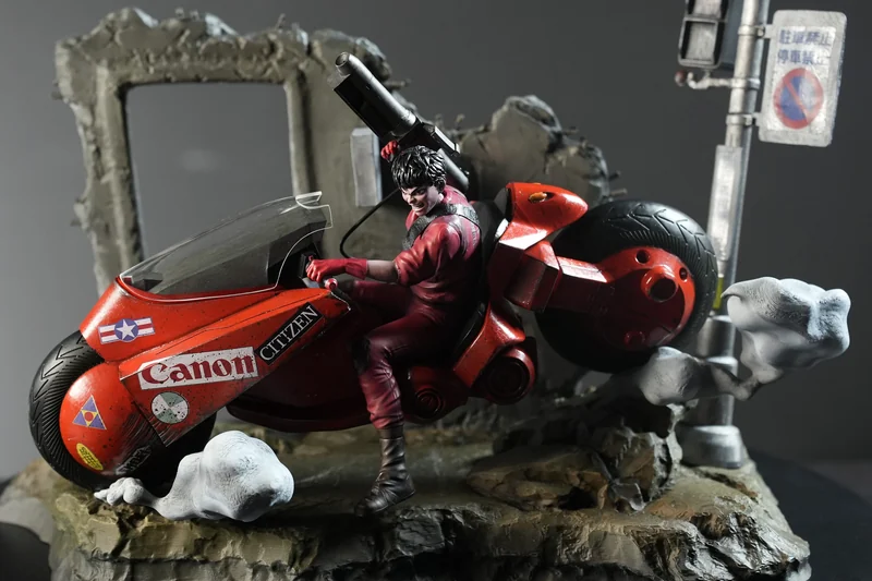 Akira & Bike by Gerald Chua