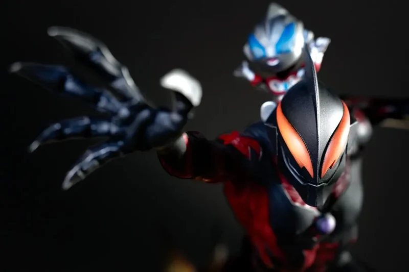 Ultraman Belial & Baby Ultraman Geed by Kevin Ang